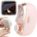 Electric Nail Clippers, 2026 New 2 in 1 Electric Polishing Automatic Nail Clippers, Multifunctional Nail Trimmer with 2 Adjustable Speeds for Seniors, Kids, Adults (Pink)