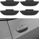 Door Handle Cover Trim Bowl Fit for 2011-2025 Dodge Charger Accessories, Matte Black Car Door Bowl Scratch Protector Cover Guard for Dodge Charger Exterior Accessories 4PCS
