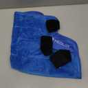 Ankle Ice Pack Wrap, Full Foot Large Reusable Hot Cold Therapy Pack for Achilles Tendonitis Relief, Swelling, Plantar Fasciitis, Heel Pain, Plush Lining, with Strap, Birthday Father's Day Gift