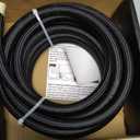 EVIL ENERGY 8AN PTFE Fuel Hose Line, AN8 Fuel Line E85 Nylon Braided 20FT Black