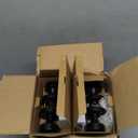 Goldenwarm Black Door Knobs Interior, Zinc-Alloy Privacy Matte Black Door Knobs, Heavy Duty Privacy Interior Doorknobs, Indoor Doorknobs for Bedroom, Bathroom (6 Pack)