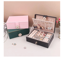 Jewelry Organizer Jewelry Boxes For Women Girls Small Jewelry Box Storage With Compartments(Green)