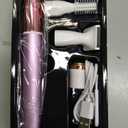 RUIM Electric Nose Hair Trimmer for Women, 4-in-1 Painless Facial Grooming Kit with Eyebrow Trimmer, Nose & Ear Trimmer, Facial Shaver - USB-C Rechargeable, Waterproof, LED Display (Purple)