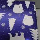 Cholemy 5 Pcs Christmas Nesting Gift Box with Lid Square Assorted Size Xmas Nested Box Set Christmas Gift Box with Ribbon for Christmas House Warming Gift Wrap (White Ribbon,Polar Bear)