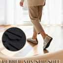 Apipi Warm Wide Slippers for Women - Easy on/off Non-Slip Comfy Slipper Shoes for Bedroom Travel, Gifts for Elderly Women