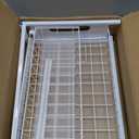 REALINN Under Sink Organizer, Pull Out Cabinet Organizer 2 Tier Slide Out Sink Shelf Cabinet Storage Shelves, Under Sink Storage for Kitchen Bathroom Cabinet, White, 1 Pack