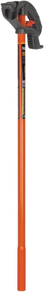 Klein Tools 51604 Iron Conduit Bender Full Assembly, 3/4-Inch EMT and 1/2-Inch Rigid, Wide Foot Pedal, Benchmark Symbols and Angle Setter