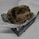 EVERGRACEHOME Luxury Soft Faux Chinchilla Fur Throw Blanket for Couch, Warm Thick Heavy Winter Throw Blanket 1220GSM for Bed, Fluffy Cozy Mink Blanket with Reversible Velvet, Brown Sable, 50"x60"