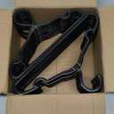 60 Pack Black Baby Hangers 11.42 Inch & 12.91 Inch Each 30 Pack - Kids Non-Slip Clothes Hangers for Infant & Child, Durable Plastic Children's Hangers for Closet, Pants, Coats, Skirts