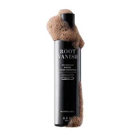 Kiwabi Hair Color Shampoo for Gray Coverage – Gradual, No Damage, Natural Hair Dye Shampoo for Gray Hair for Women & Men – Sulfate-Free & Ammonia-Free – Gentle on Hair & Scalp (Dark Brown)