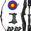 Recurve Bow Set for Adults-Takedown Recurve Bows Youth/Adult/Teens Bow Archery Set for Beginners Target Practice, Left and Right Handed, 30 lbs