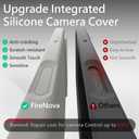 FireNova Magnetic for iPhone 17 Pro Max Case, Compatible with MagSafe, [Integrated Silicone Camera Control Button] [Camera Protection] Anti-Scratch Microfiber Lining Phone Case, 6.9", Natural Titanium