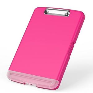 Rimilak Plastic Clipboard with Storage, 8.5 x 11 High Capacity Folio Nursing Case with Pen Holder, Size 14.2 x 9.6 x 1.2″ Folder Side-Opening for Classroom, Teacher, Student, Smooth Writing