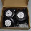 CORESLUX Solar Spot Lights Outdoor Waterproof IP68, 3-in-1 LED Color Changing Solar Landscape Lights, 2 Light Modes Landscape Path Lights for Outside Garden Yard Pond Pathway (RGB)