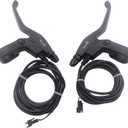 E-Bike Brake Lever, Brake Grips for Electric Bike or E Scooter,Ebike Accessories Cut Off Power When Brakes Ebike Parts (Small Wire Holder)