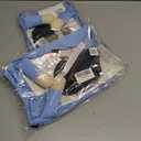 2 Pack DAUERHAFT Funny Costumes Pet Suit, Cute and Adorable Pet Mail Carrier Costume Hoodie Coat for Birthdays Role Playing for Christmas Halloween (L)