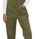 luvamia Corduroy Overalls for Women Adjustable Straps Fashion Bib Overall Jumpsuit with Pocket Tapered Leg Trendy 90s M