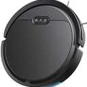 Dyrabitick V3 Robot Vacuum and Mop, 3 in 1 Combo Cleaner for Home with Pet Hair and Hard Floor, 5000Pa Suction, 120 Mins Run Time, Super Thin Body & Large Dust Box, Self-Charging, App + Alexa-Black