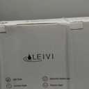 LEIVI Electric Bidet Toilet Seat with Wireless Remote and Side Panel, Multiple Spray Modes, Adjustable Heated Seat, Warm Water and Air Dryer, Auto LED Nightlight, Elongated (White)