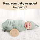 Rayon Made from Bamboo Baby Swaddle Blanket,2 Pack Soft & Breathable Receiving Blankets for Infant Newborn, Swaddle Wrap for Babies Girl and Boy, 47 x 47 Inch, (Sage & Oat)