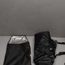 EcoNour Car Windshield Cover for Ice and Snow, Windshield Snow Cover with Side Mirrors Cover for Snow, Ice, UV Fits Most Cars, Trucks, Vans, SUVs, Black (Medium-Front)