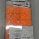 31000Pcs Orange Resin Rhinestones for Bedazzling, Bedazzle Gems Flatback Jelly Orange ab Bedazzled Crystals Jewel Diamond for Crafting Clothes Crafts, Gemstone Stone Rinestone Set 2-6mm and b7000 Glue