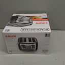BLACK+DECKER 4-Slice Toaster, Extra Wide Slots, 7 Shade Settings, 1400 Watts, Frozen and Bagel Buttons, Toast Shade Selector, Extra Lift