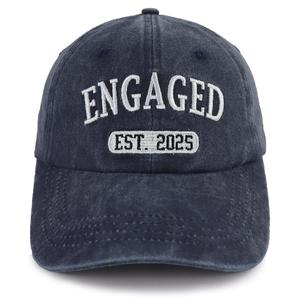 Bqenqhosd Navy 2025 Wedding Planner Engaged Hat, Engagement Gifts for Couples, Bridal Shower Gifts for Bride to Be, Newly Engaged Baseball Cap for Valentine's Day