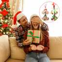 5 x DANHMAO 48 Pcs Christmas Cellophane Cookie Tray Bags Clear Cello Tray Bag 15.5 x 18 Christmas Cookie Bags with Twist-Ties for Xmas Party Favors, Baking Gifts & Family Gatherings