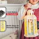 OLEEK Ramadan Lantern Lights (XLarge-11in)- Ramadan Decorations for Home 2026 - Ramadan Decor - Ramadan Lights - Ramadan Lanterns Decorative - Ramadan Lanterns for Kids - Ramadan Gifts