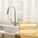 LAMIT Short Kitchen Linen Curtains 40 Inch Length 2 Panels, Light Filtering Panels Rod Pocket Neutral Privacy Small Window Drapes for Kitchen Window Over Sink/Basement, 42 x 40 Inch, Natural Ivory