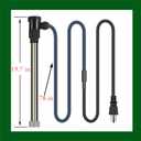 3500W 240V Fully Submersible Electric Water Heater of Baptismal Pool & Above Ground Pool – Portable Immersion Heater with Temp Control & WiFi Timer for Bathtub, Bucket, Spa, Inflatable Pool & Tub etc
