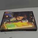 16-Inch Rechargeable LED Drawing Board, 9-Color Light Modes, Neon Art Dry Erase Light Up Doodle Glow Pad with Built-in Stand, Sketching Gift Toy for Kids/Girls/Teens, 5 Markers & Tracing Book