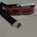 Etekcity Luggage Scale, Digital Weight Scales for Travel Accessories Essentials Suitcases , Portable Handheld Scale with Temperature Sensor, Rubber Paint, 110 Pounds, Battery Included (Claret Red)