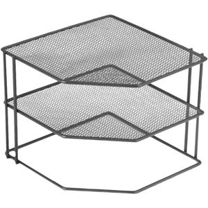 Black Decor Kitchen Spice Storage Rack Drying Rack Shelf for Cooking Utensils Corner Kitchen Shelf Storage Seasoning Triangle Iron Craft