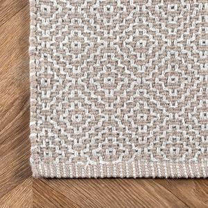Nuloom Diem Geometric Cotton Tassel Area Rug 2'6''x6'