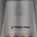 Small Desk Fan,Rechargeable USB Fan Battery Operated,Ultra Quiet, Strong Wind, 3 Speeds Travel Fans (Blue)