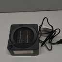 Gaiatop Mini Space Heater, Lightweight PTC Ceramic Fast Heating 500W Energy Efficient for Indoor Use, Overheating & 45 Tip-Over Protection, Portable Desk Electric Heaters for Office Home Black