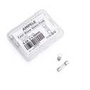 Pack of 2  AMPELE (Pack of 20) 0.5A Fast-Blow Fuse 0.5Amp 125V Glass Fuses 0.2 x 0.78 inch/5 x 20 mm (0.5Amp)(F0.5AL, 125V)
