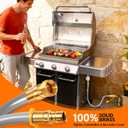 GasSaf 4FT 3/8" ID Natural Gas Hose, Natural Gas Grill Hose Suitable for Weber Grills, Blackstone Griddles, Generator, Patio Heater - CSA Certified