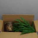 XmasExp 3ft Norfolk Pine Tree Artificial Faux Potted Christmas Tree for Front Porch Indoor Outdoor Decor