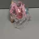 QearFun Kids Cat Ear Headphones Wired with Mic, 85/94dB Safe Volume Limit, Sparkly Wired Headset, Foldable, Sharing Port & Tangle-Free Cord for School, Chromebook, Tablet, Travel, Boys & Girls