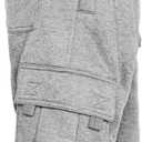 CEHT Men's Cargo Sweatpants Joggers Casual Pants with Pockets for Hiking Athletic Workout (Gray)