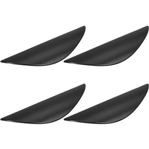 uxcell 4pcs Cabinet Pulls, Cabinet Handles, Black Drawer Pulls 2-1/2 Inch Hole Center, Cabinet Door Pulls, Kitchen Cabinet Hardware for Drawer Dresser, Cupboard Wardrobe