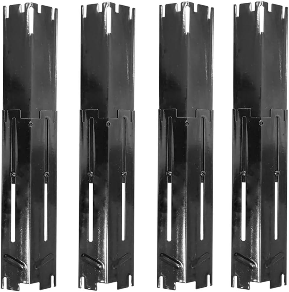 Heavy Duty Adjustable Flavorizer Bar, Heat Tent,Burner Cover, Flame Tamer for Gas Grill, Extends from 14" up to21.5 L, 4 Pack