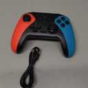 Wireless Switch Controller for Nintendo Switch/Switch 2/Lite/OLED Controller, Switch Controller with a Mouse Touch Feeling on Back Buttons, Extra Switch Pro Controller with Wake-up,Programmable, Turbo Function (Red+Blue)