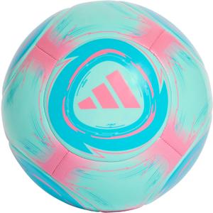 Adidas Unisex-Adult Messi Club Soccer Ball, Flash Aqua/Lucid Cyan/Lucid Pink,