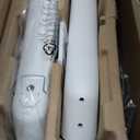 monTEK HeavyDuty Monitor Arm for 1757" Ultrawide Curved Screen, Supports up to 59.4 lbs, Adjustable Gas Spring Arm, 75/100 VESA Mount, Clamp & Grommet Desk Monitor Mount Single, White