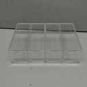 2 Pack Bandage Organizer with Lid, Acrylic Bandaid Holder with 4 Clear Drawers Band Aid Storage Container for Home Office Drawer Cabinet