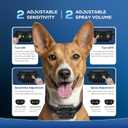 Citronella Dog Bark Collar, Dog Bark Collar for Large Medium Small Dogs, Bark Collar with Adjustable Spray & Sensitivity, Rechargeable Anti-Bark Collar for Dogs with Safe, 2 Collar Straps(Black)
